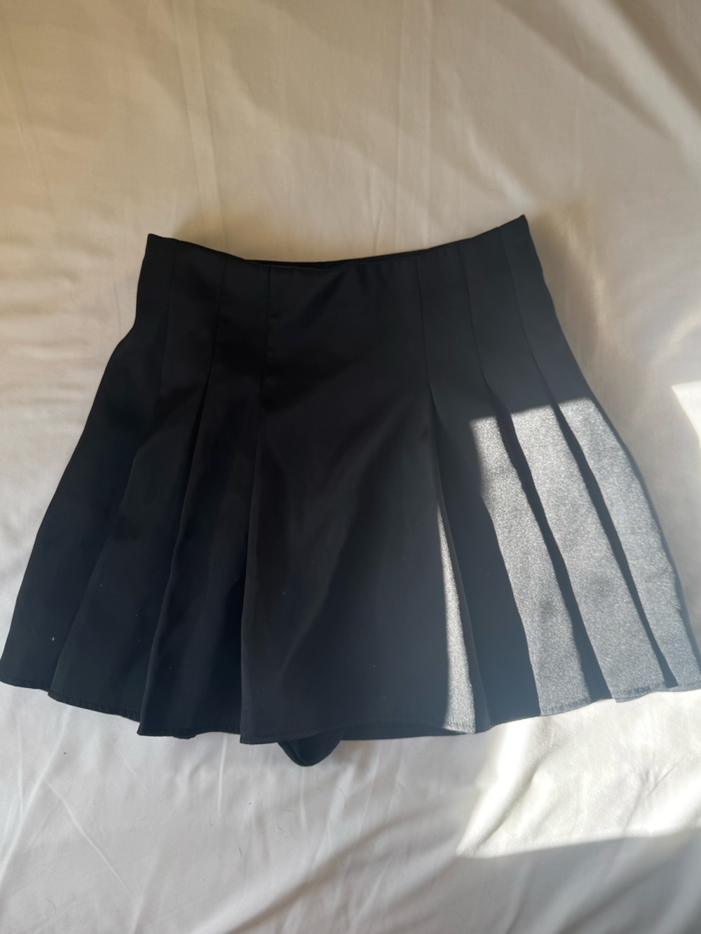 Zara Black Pleated Skort - Picture 2 of 7